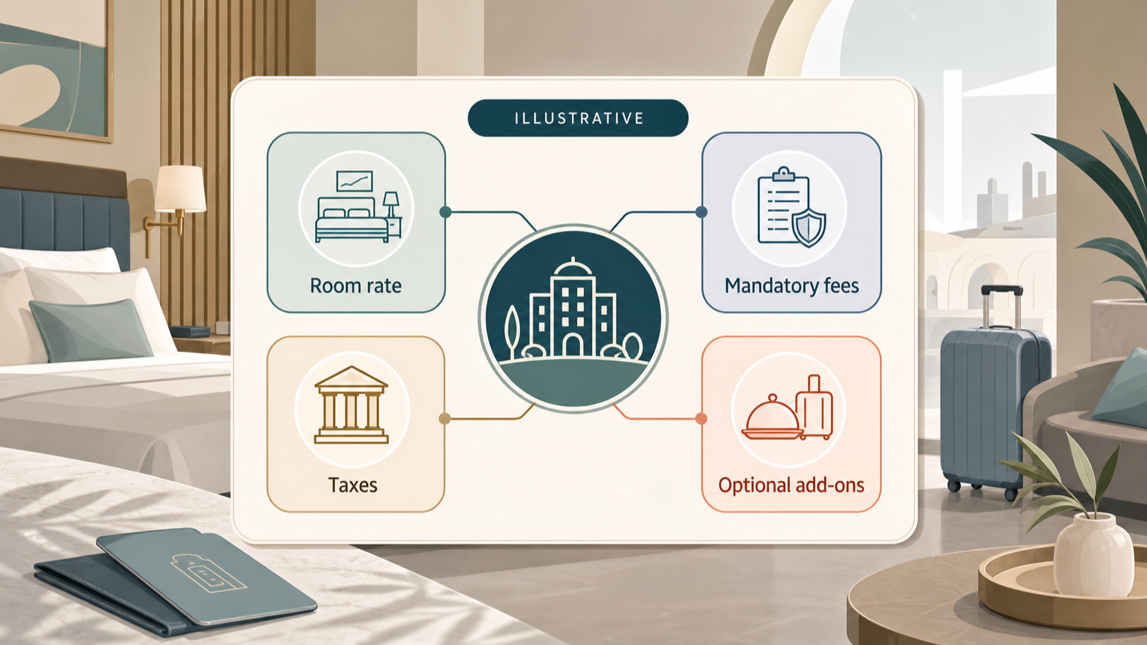 Editorial illustration for When to book a hotel for better value: timing, flexibility and rate conditions
